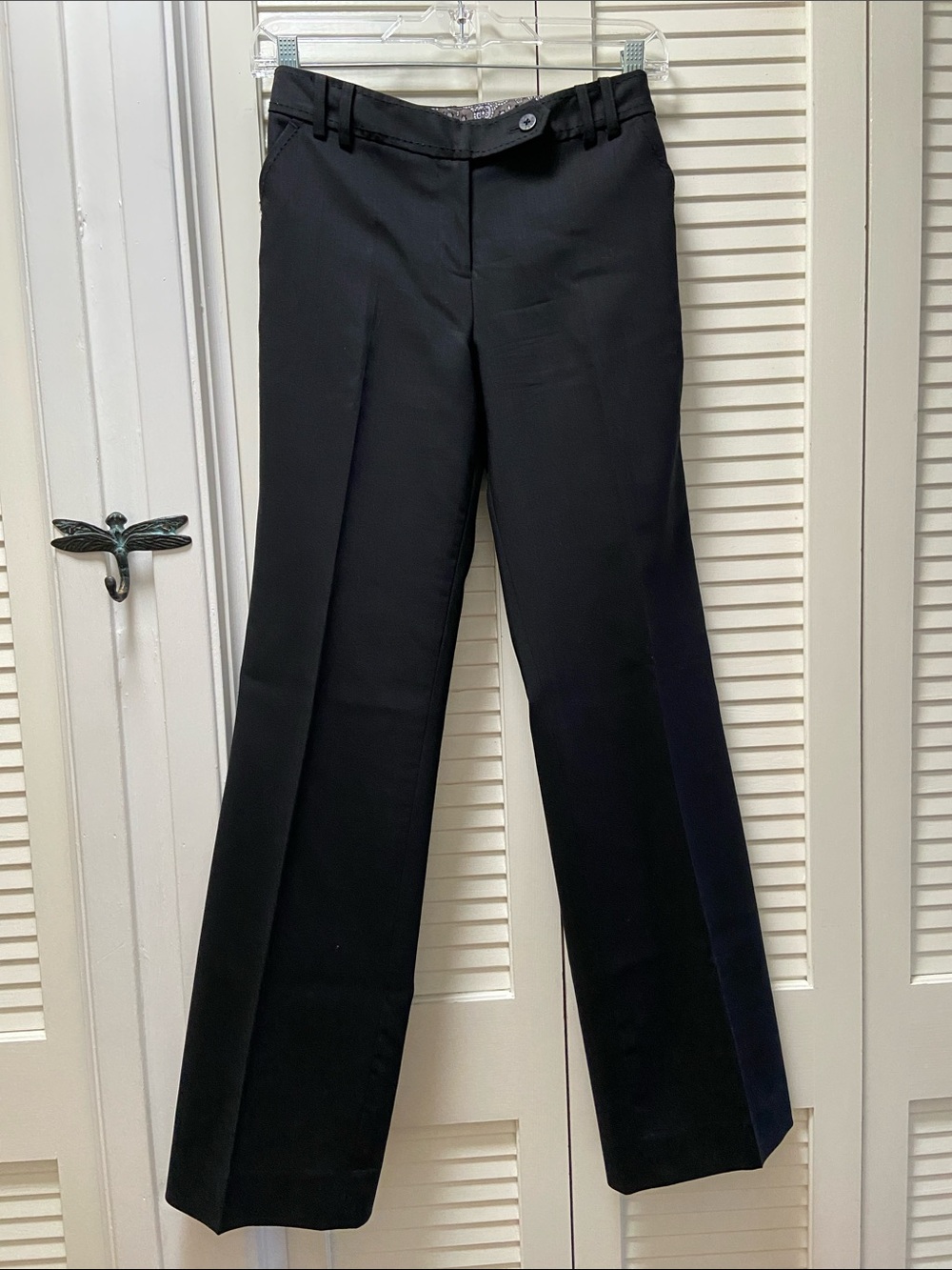 Ted Baker Black Straight Leg Dress Pants